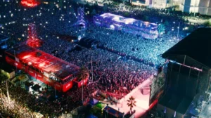 concierto al aire libre en concepcion noche