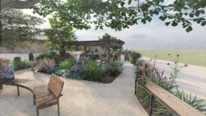 entrada principal fundacion las rosas jardin cuidado