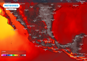 mapa de chile con calendario resaltando sabados
