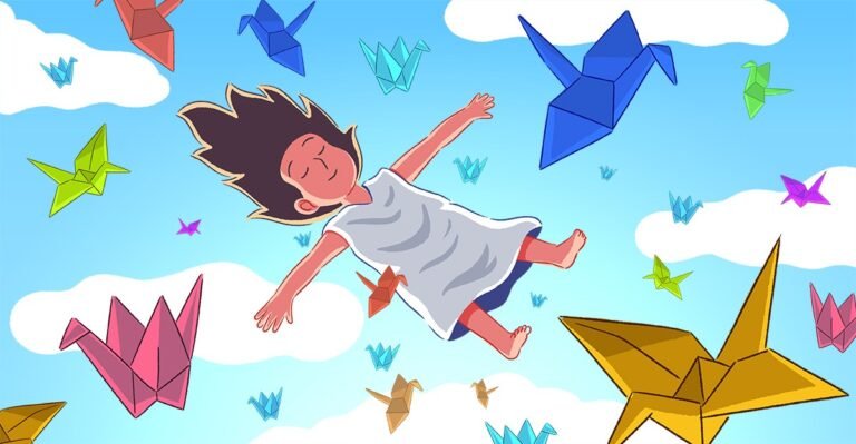 Qué Enseña Sadako Y Las Mil Grullas De Papel Sobre La Paz 30 nina haciendo grullas de papel paz